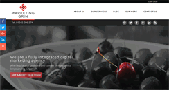 Desktop Screenshot of marketinggrin.com